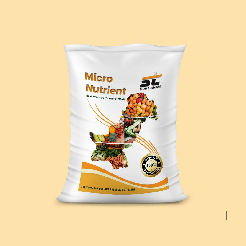 SHAH CHEMICALS Micro Nutrient Fully Water Soluble Premium Fertilizer  - 25 kg bag SHAH CHEMICALS