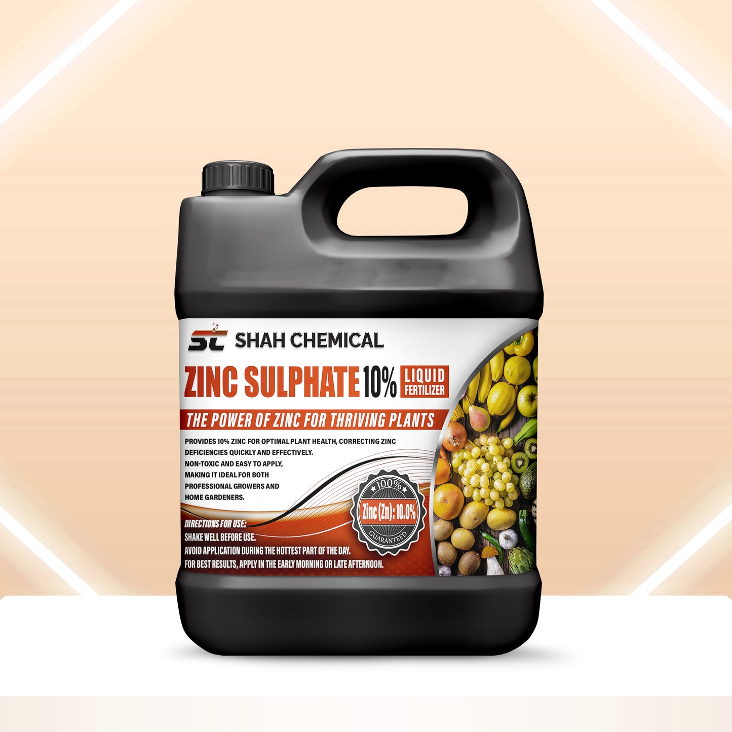 Zinc Sulphate 10% ( liquid fertilizer ) Made In China - 4 litre