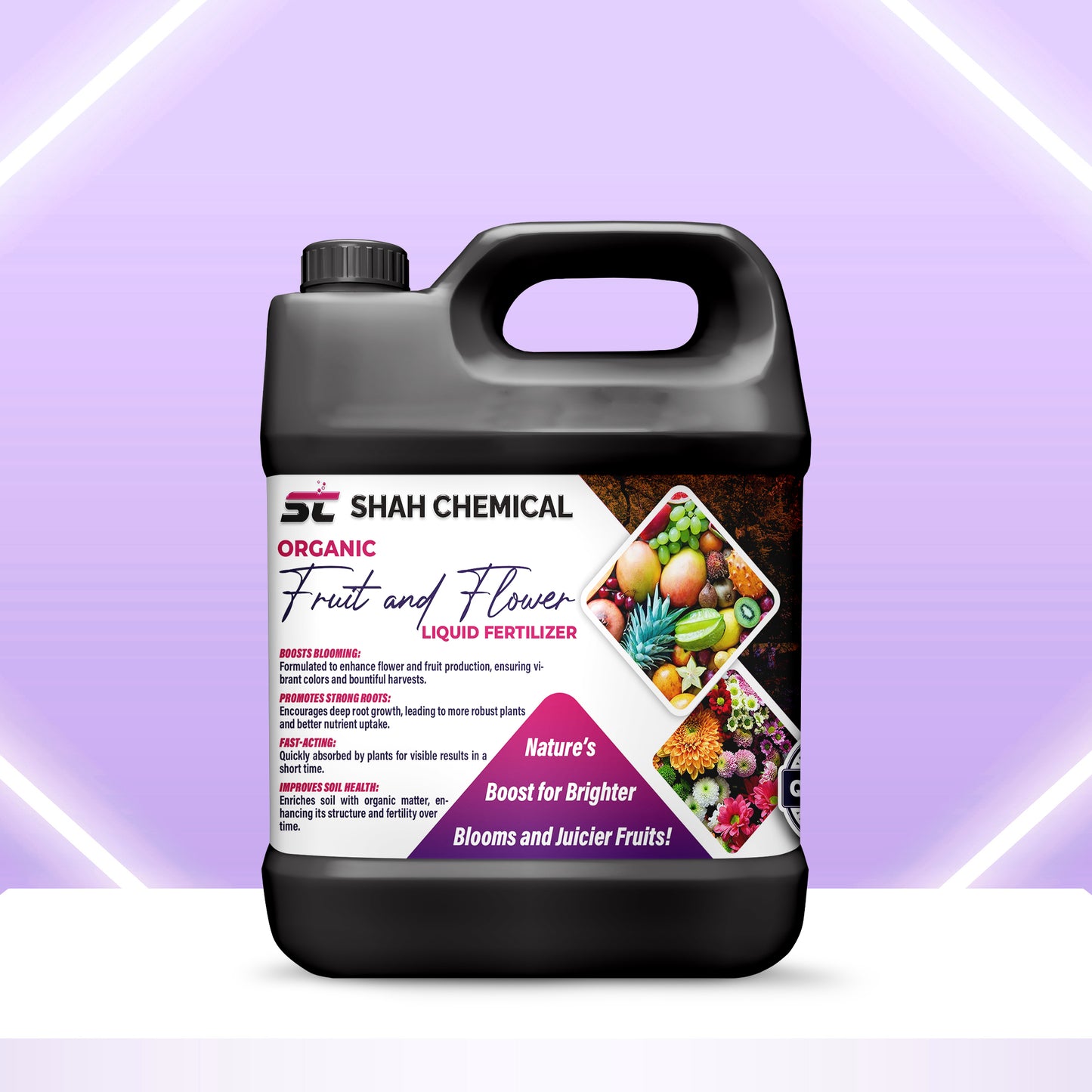 Organic Fruit And Flower ( liquid fertilizer ) Made In China - 4 litre