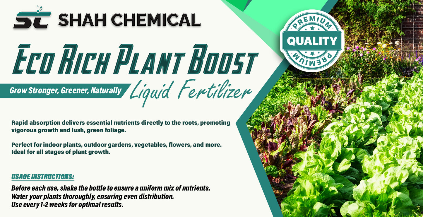 Eco Rich Plant Boost ( liquid fertilizer ) Made In China - 4 litre