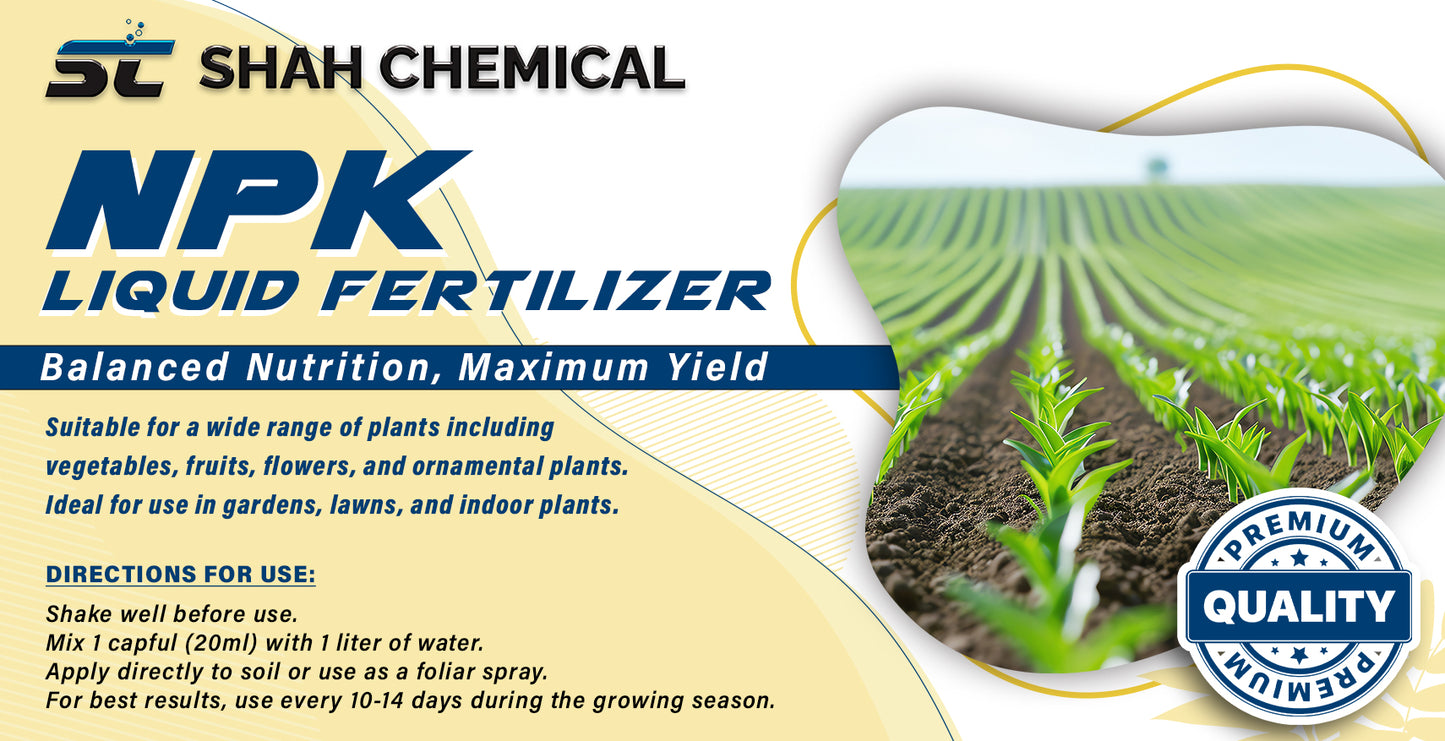 N.P.K Liquid Fertilizer Made In China - 4 litre