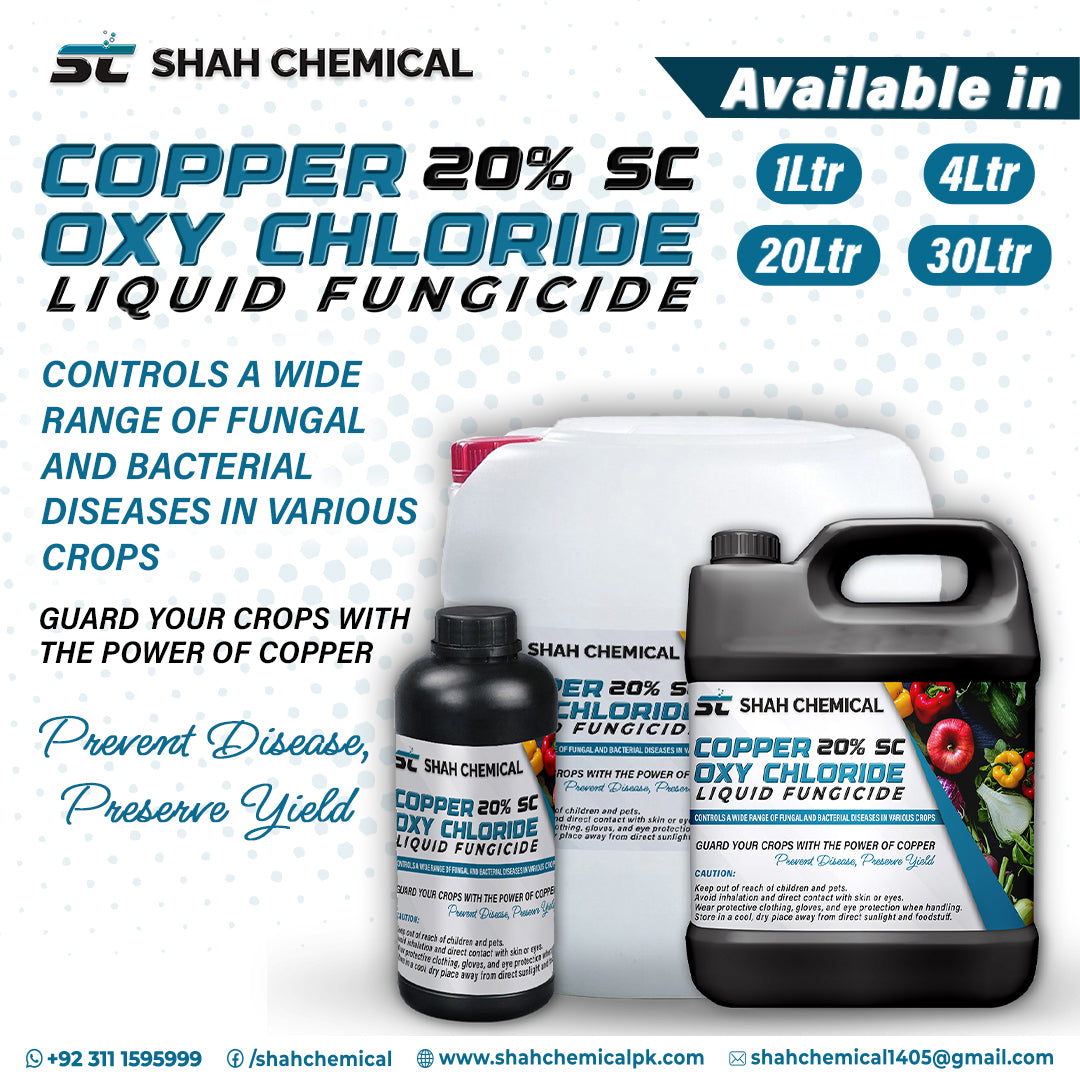 Copper 20% SC Oxy Chloride (LIQUID FERTILIZER & MICRONUTRIENTS) - MADE IN CHINA