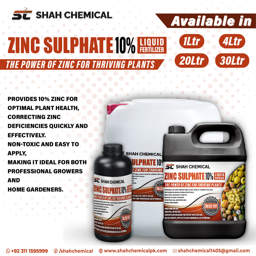 Zinc Sulphate 10% (LIQUID FERTILIZER & MICRONUTRIENTS) - MADE IN CHINA