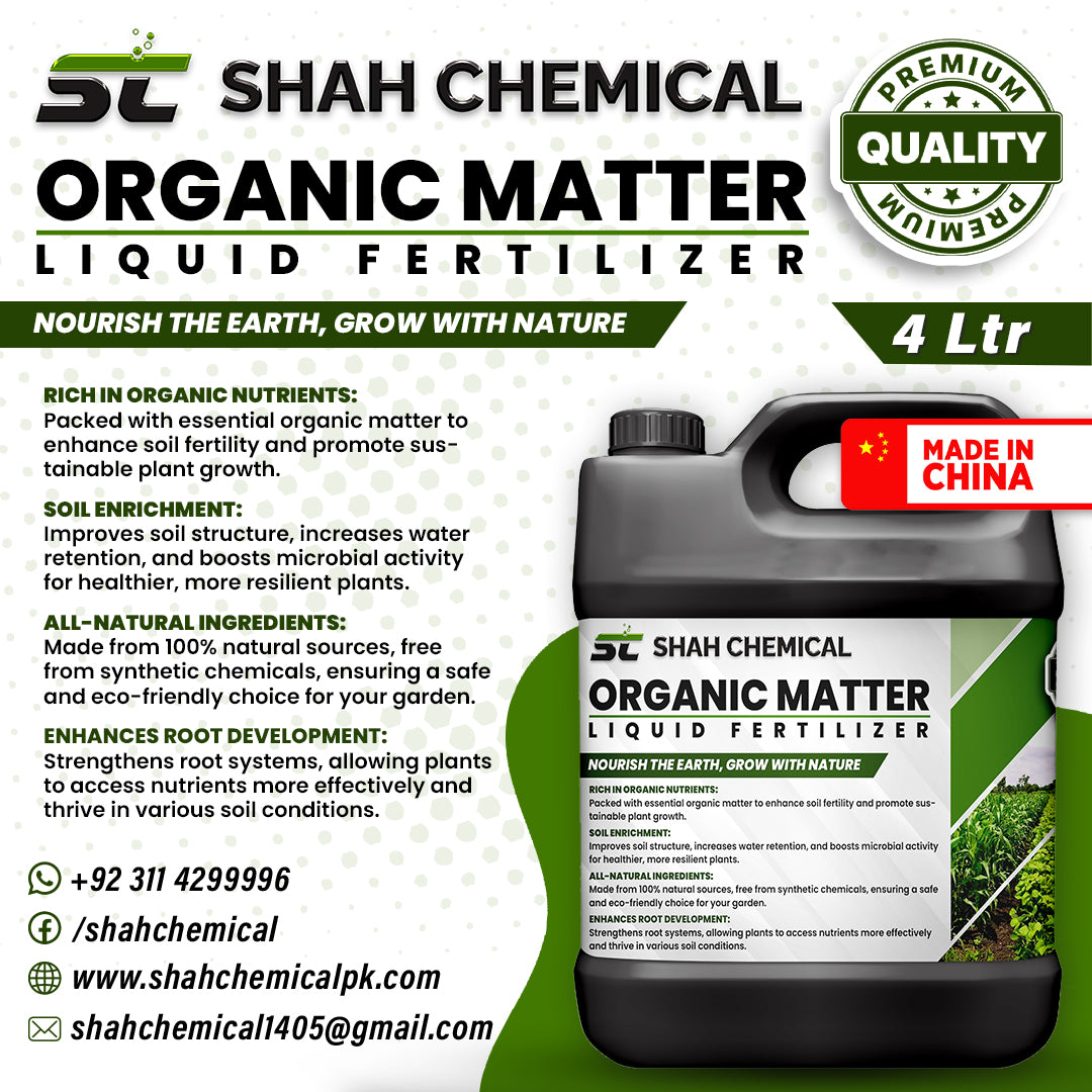 Organic Matter ( liquid fertilizer ) Made In China - 4 litre