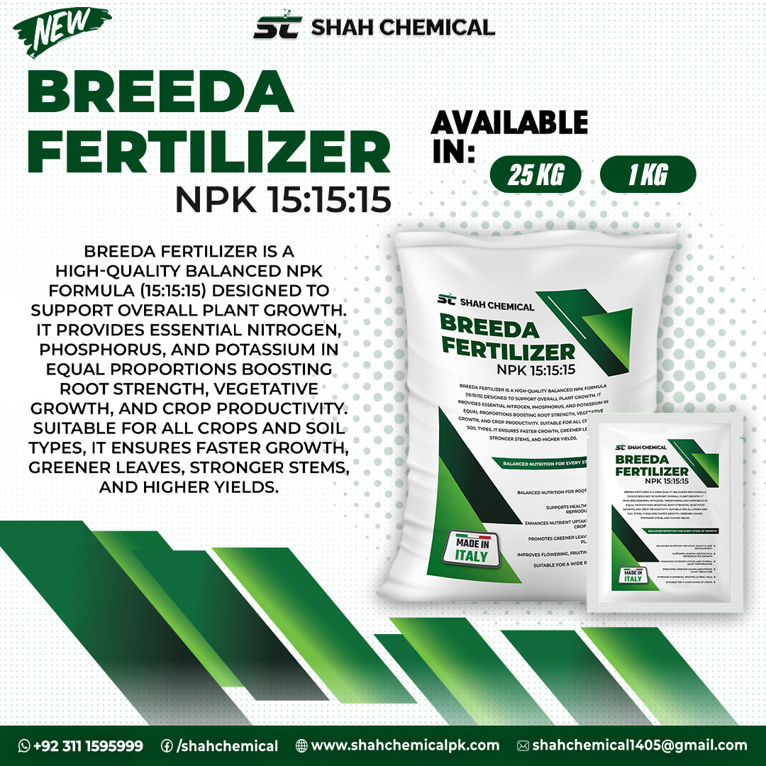 Breeda Fertilizer N.P.K (15 15 15) - MADE IN ITALY