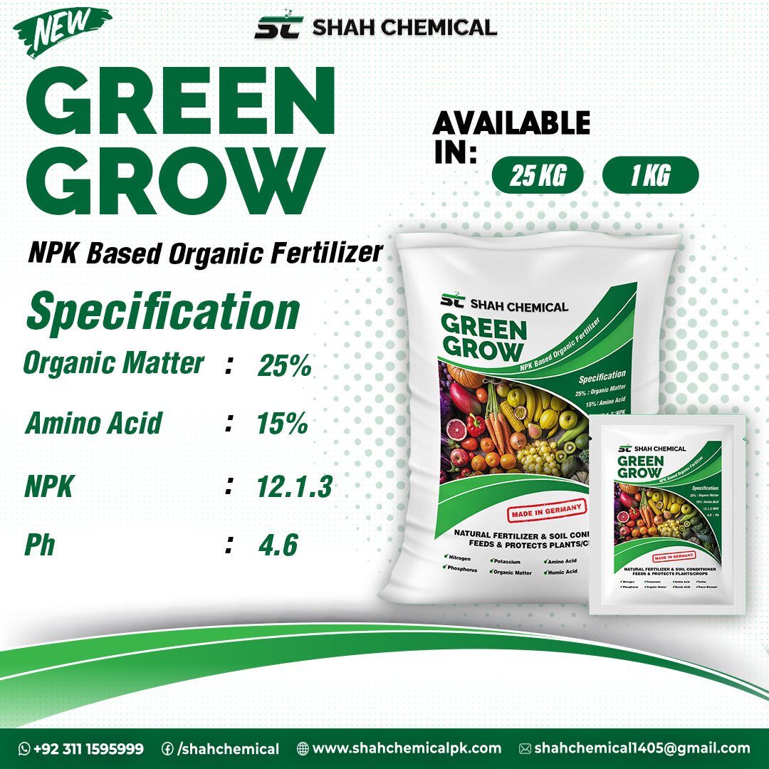 Green Grow ( NPK Based Organic Fertilizer ) - MADE IN GERMANY