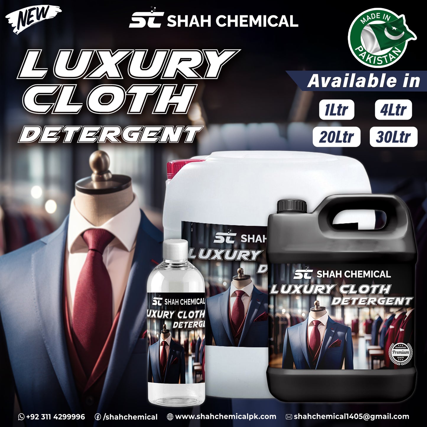 Luxury Cloth / Fabric liquid Detergent