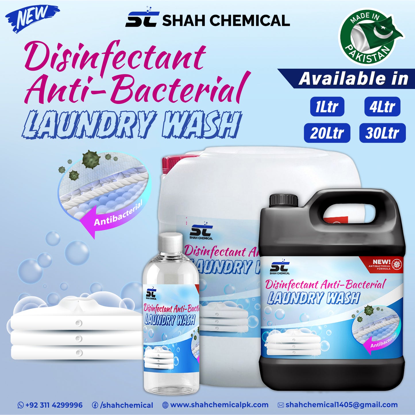 Disinfectant Anti-Bacterial Laundry Wash