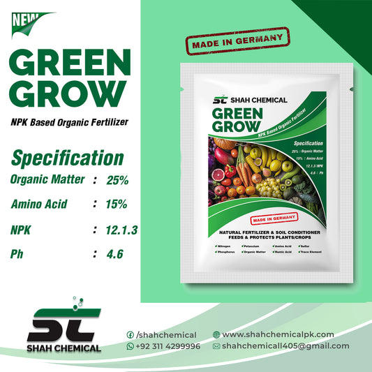 Green Grow ( NPK Based Organic Fertilizer ) - MADE IN GERMANY