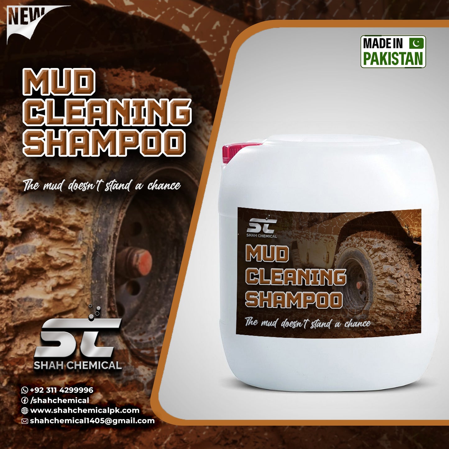 Mud , Dirt Heavy Duty Car wash & wax shampoo