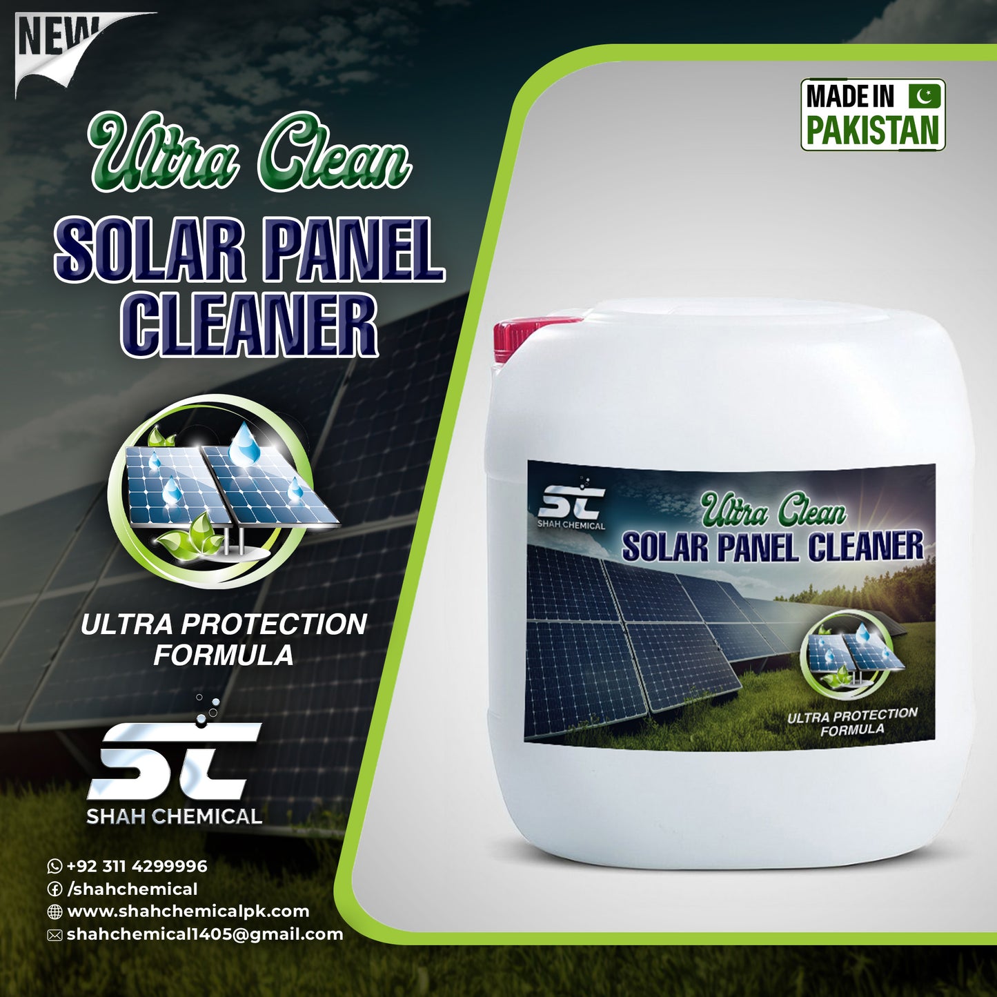 Ultra Clean Solar Panel Cleaner