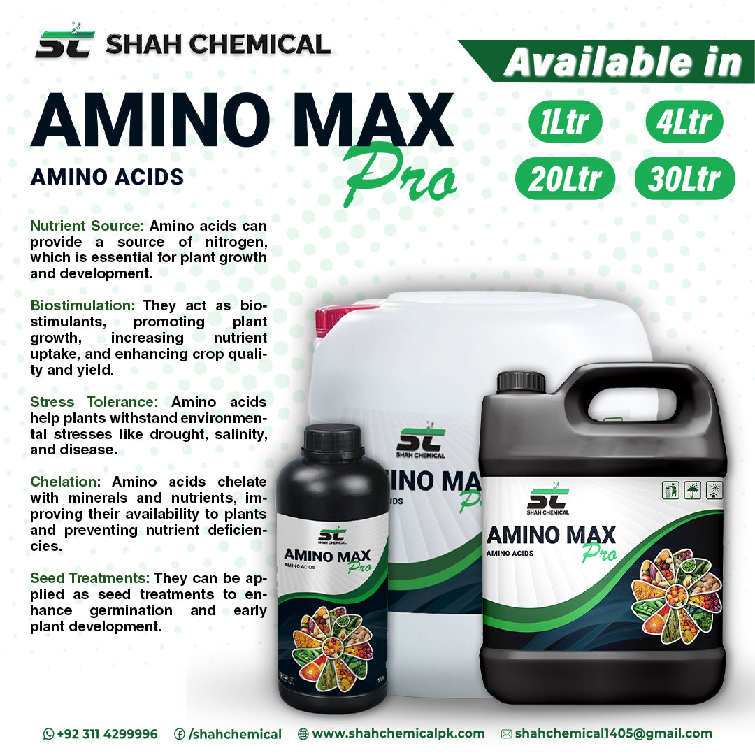 Amino Max Pro (AMINO ACID) (LIQUID FERTILIZER & MICRONUTRIENTS) - MADE IN CHINA