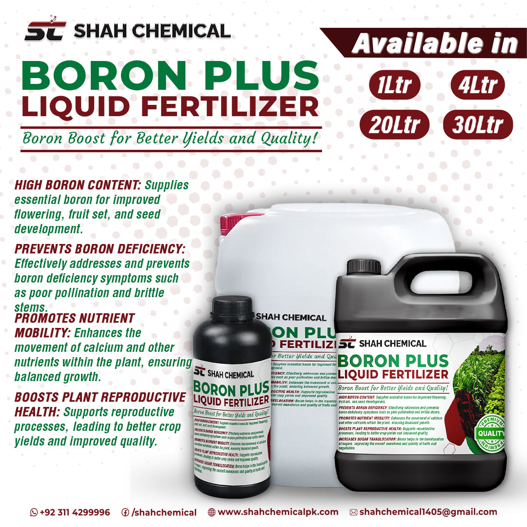 Boron Plus (LIQUID FERTILIZER & MICRONUTRIENTS) - MADE IN CHINA