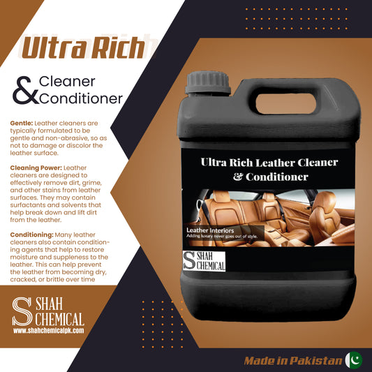 Ultra Rich Leather Cleaner & Conditioner - 4 litre