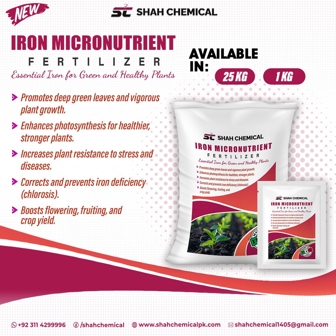 Iron Micronutrient Fertilizer - MADE IN ITALY