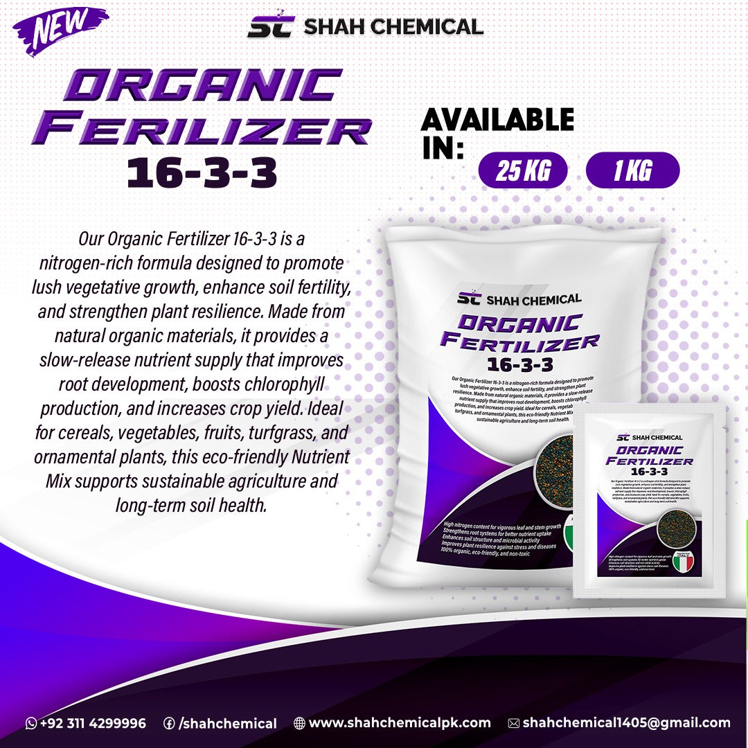 Organic Fertilizer 16-3-3 - MADE IN ITALY