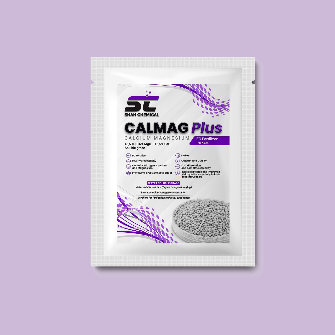 SHAH CHEMICALS CALMAG PLUS Calcium Magnesium - 1 Kg Pack SHAH CHEMICALS