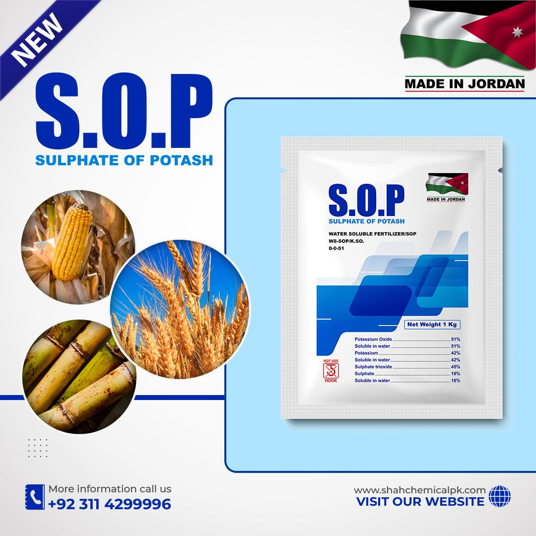 S.O.P Potasium Sulphate MADE IN JORDAN - 1 kg pack