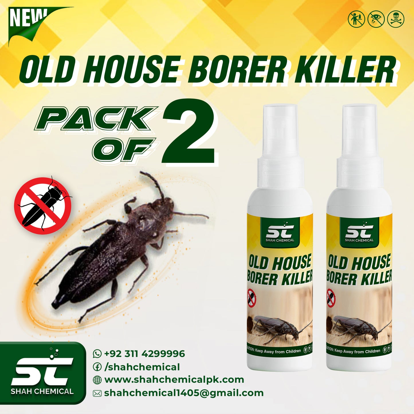 Old House Borer Killer Ready For Use Spray