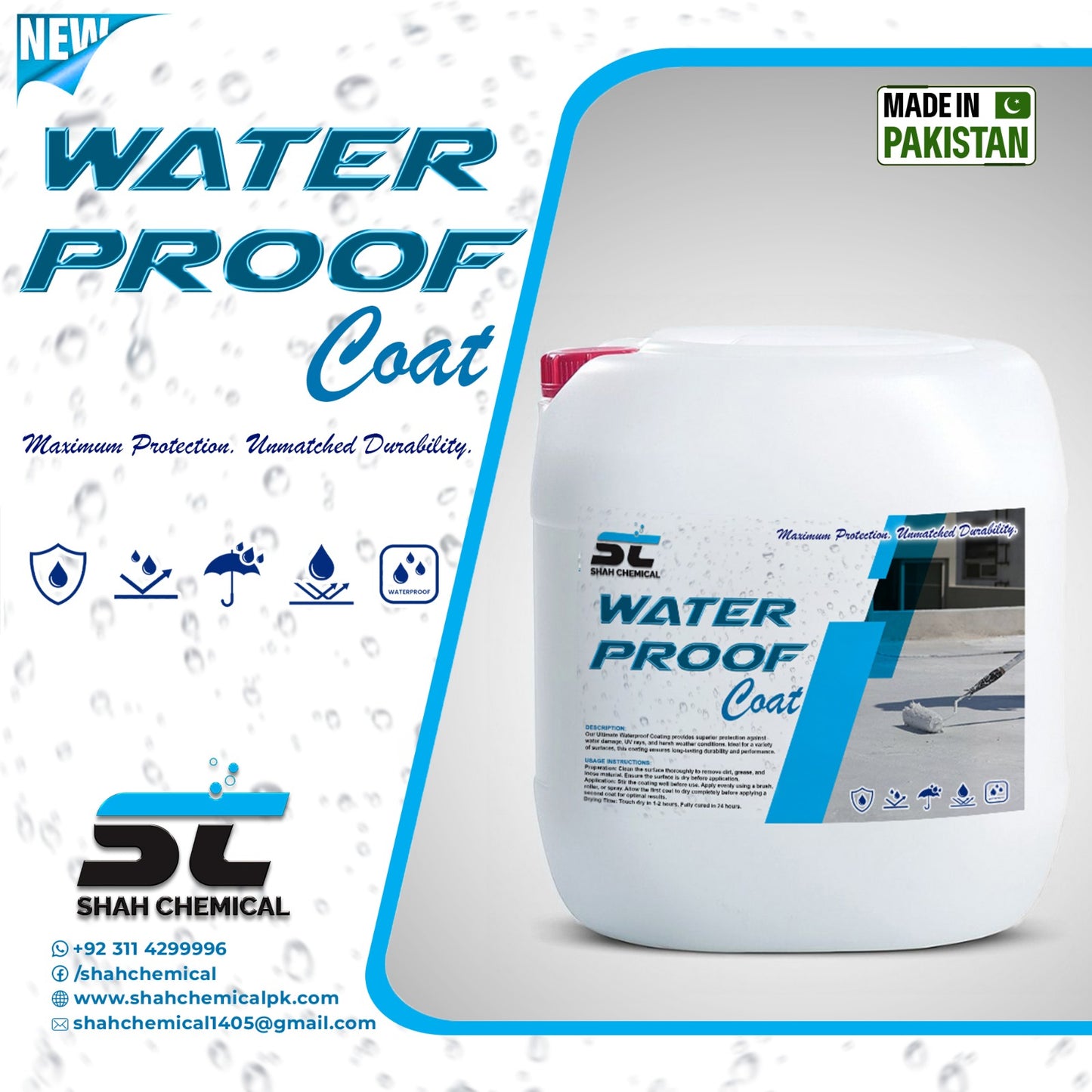 Water Proof Coat - 20 litre