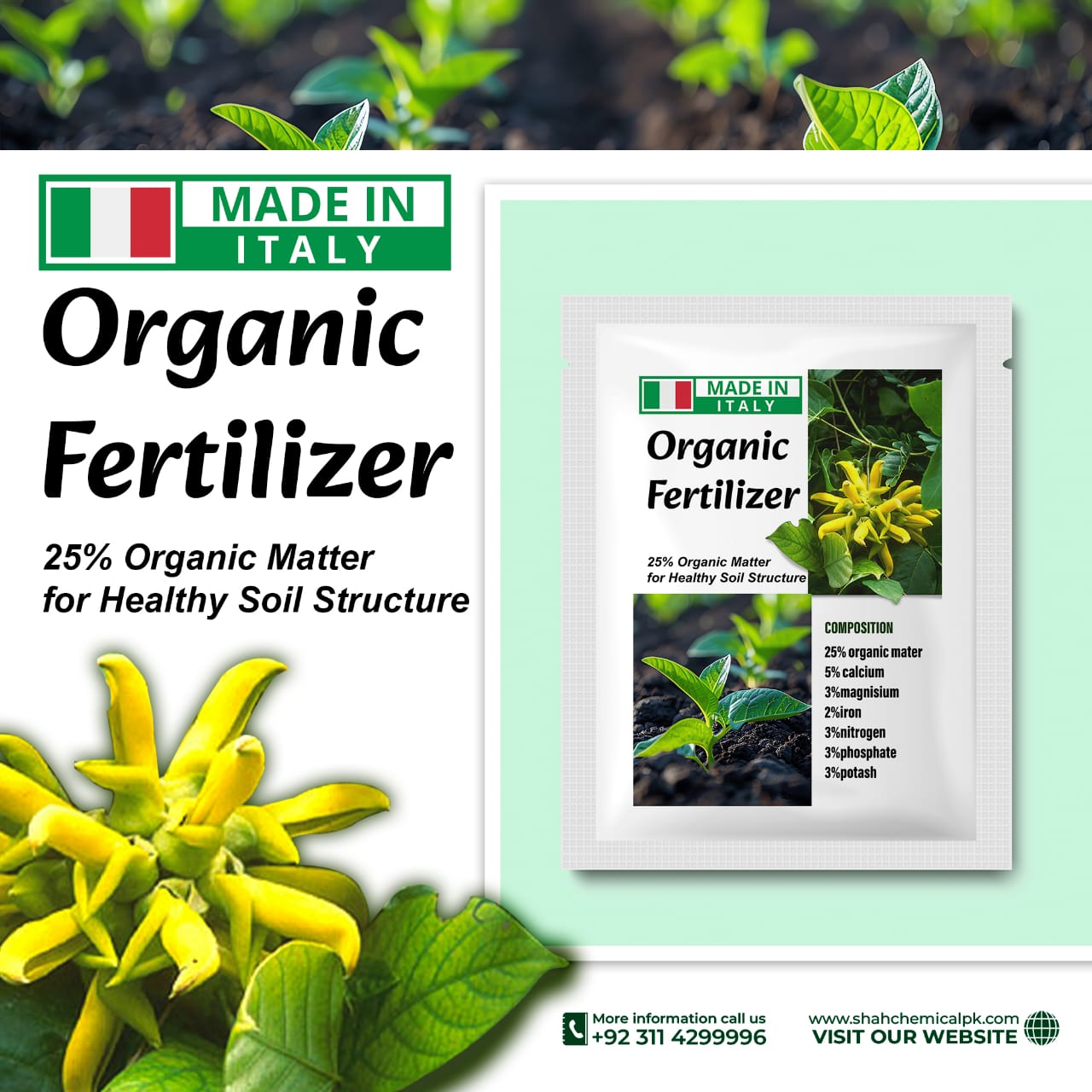 Organic Fertilizer Made In Italy - 1 kg