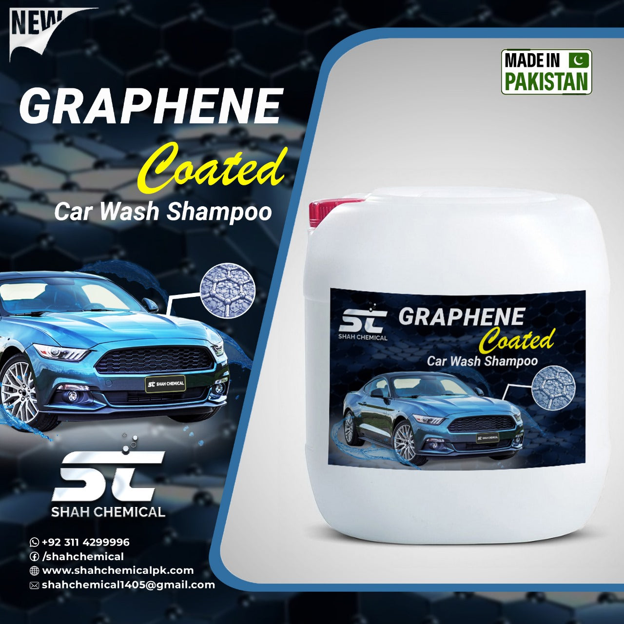 SHAH CHEMICALS Graphene Coated Car Wash Shampoo - 20 litre SHAH CHEMICALS adam's polishes graphene shampoo adams graphene shampoo best graphene coating graphene graphene car wash graphene ceramic graphene foam graphene shampoo graphene wax how to maintain a graphene coated mckees 37 graphene new mckees 37 graphene shampoo and quick detailer tested