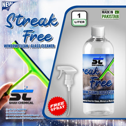 Streak Free Glass Cleaner