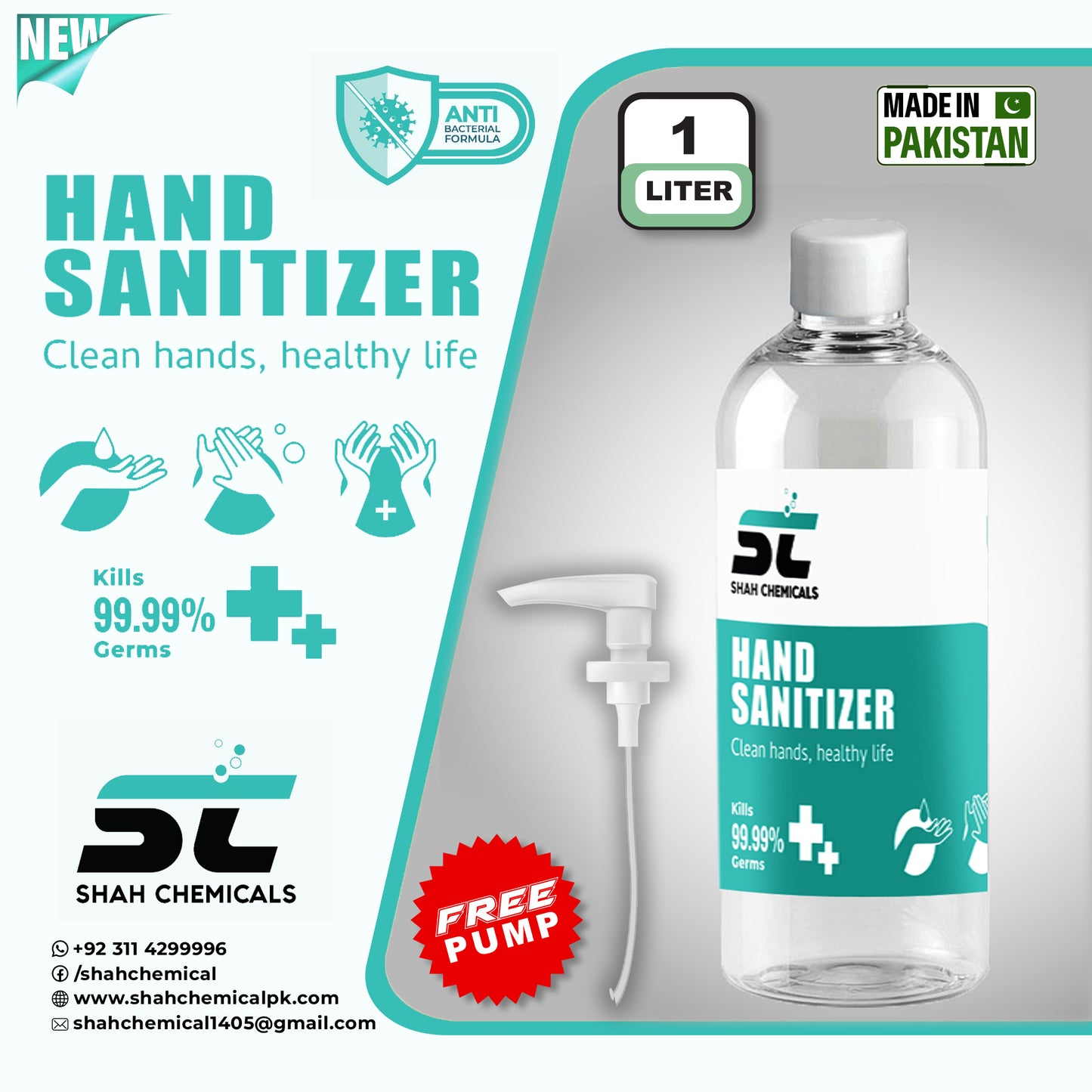 Hand sanitizer (Clean hand / healthy life)