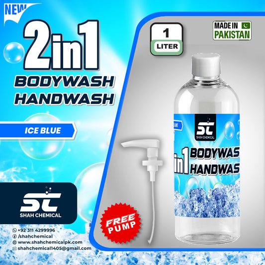 2 in 1 Bodywash and handwash ( ice blue ) - 1 litre