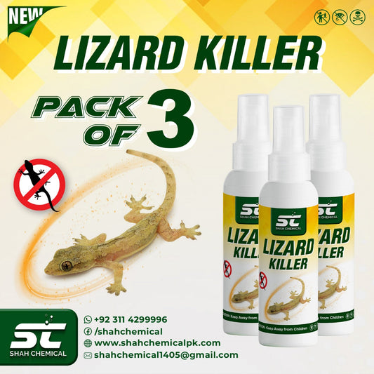 Pack of 3 Lizard Killer Reppelent Ready For Use Spray - 120 ml