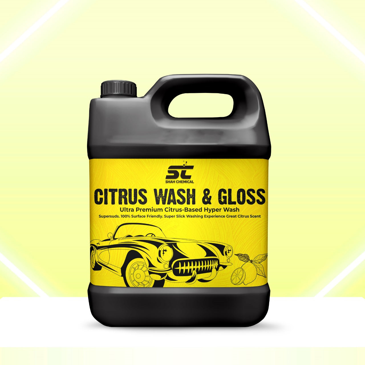 Citrus car wash & wax shampoo - 4 litre