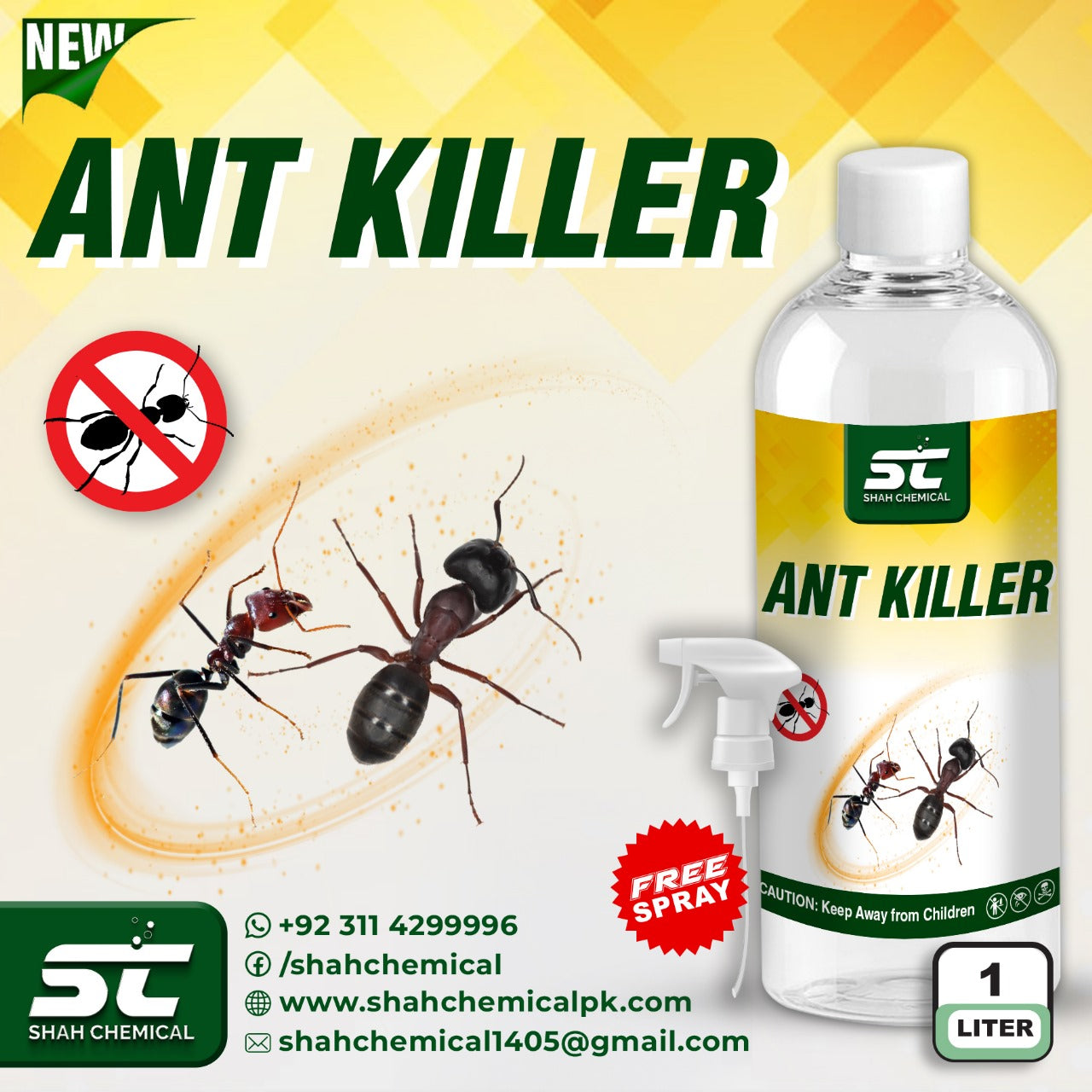 Ant Killer Ready For Use Spray - 1 litre
