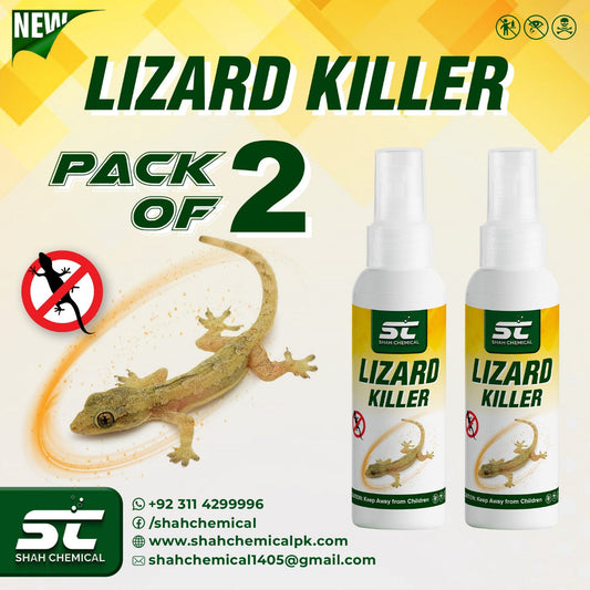 Pack of 2 Lizard Killer Reppelent Ready For Use Spray - 120 ml