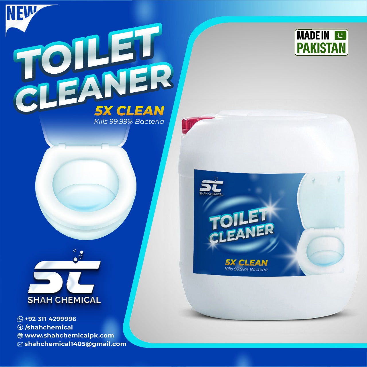 SHAH CHEMICALS Anti-Bacterial Toilet Cleaner Cool Mint Fragrance - 20 litre SHAH CHEMICALS automatic toilet cleaner best toilet bowl cleaner best toilet cleaner clean toilet clean toilet stains diy toilet cleaner foam toilet cleaner harpic toilet cleaner how to clean a toilet how to clean toilet how to clean toilet bowl stains imc toilet cleaner splash toilet cleaner toilet