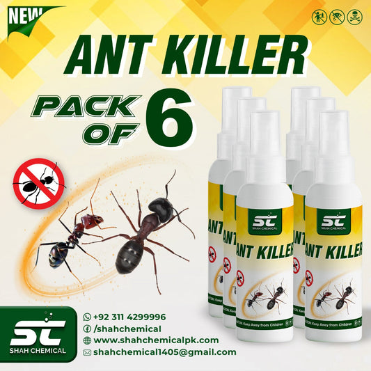 Pack of 6 Ant Killer Ready For Use Spray - 120 ml