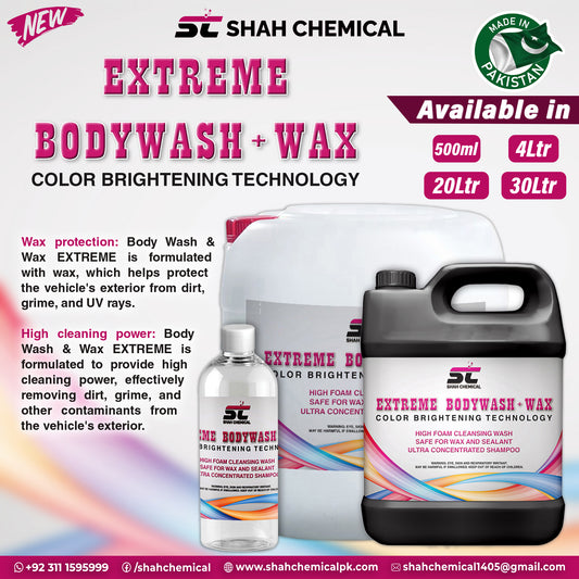 Extreme Body wash + wax car wash shampoo