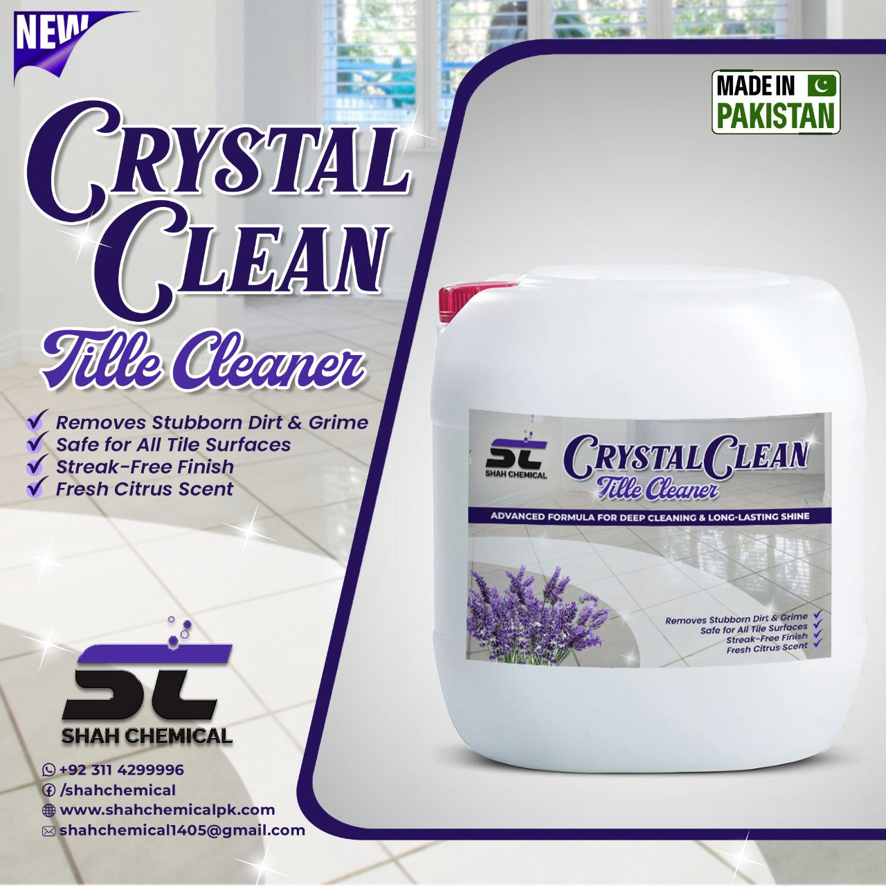 Crystal Clean Tille Cleaner - 20 litre