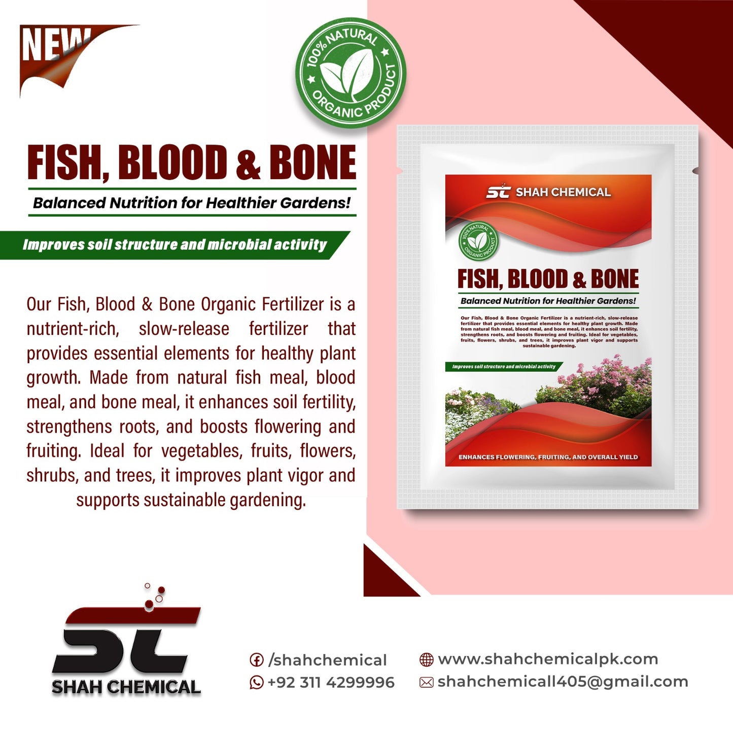 Fish, Blood & Bone (Nutrition) - 1 kg