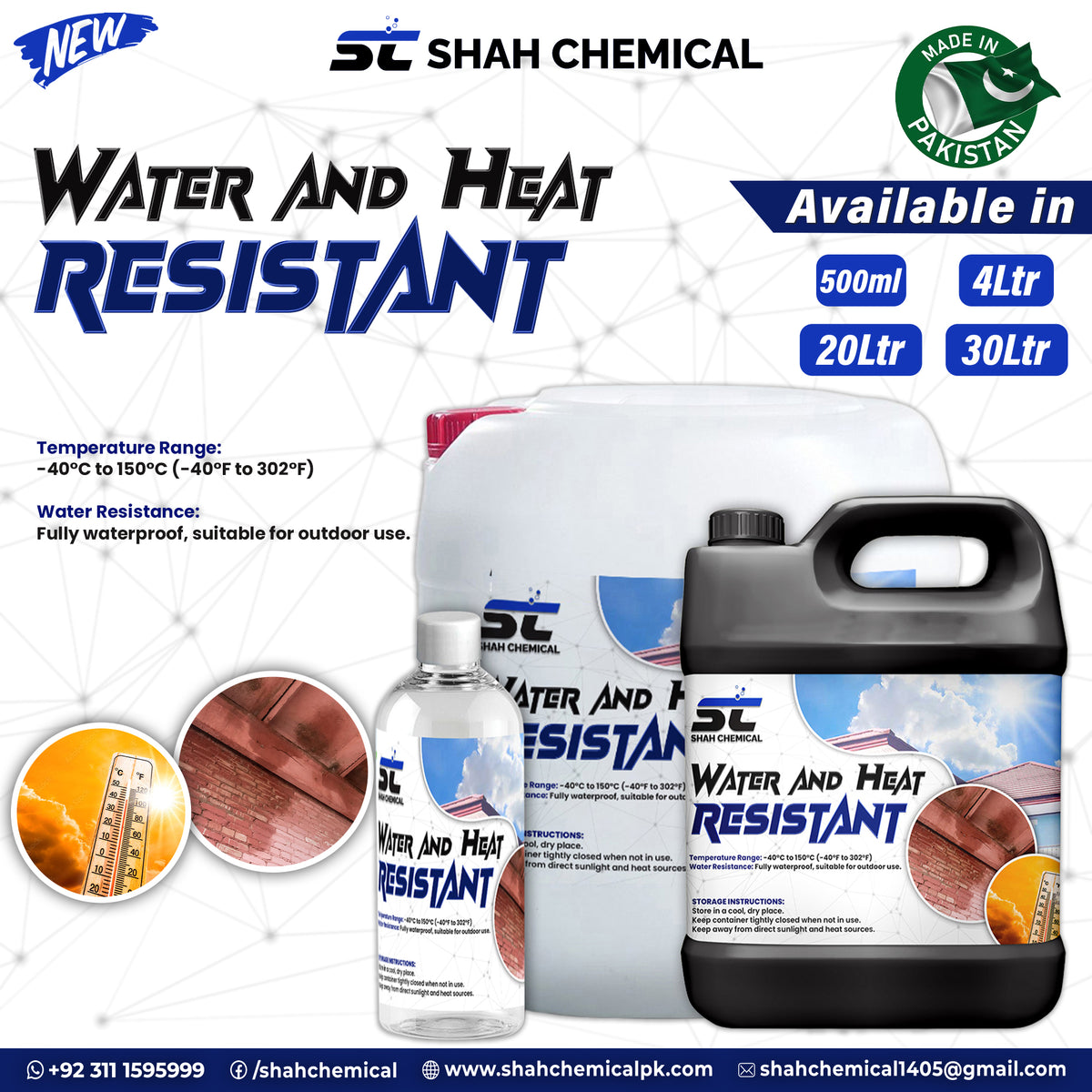 Water And Heat Resistant