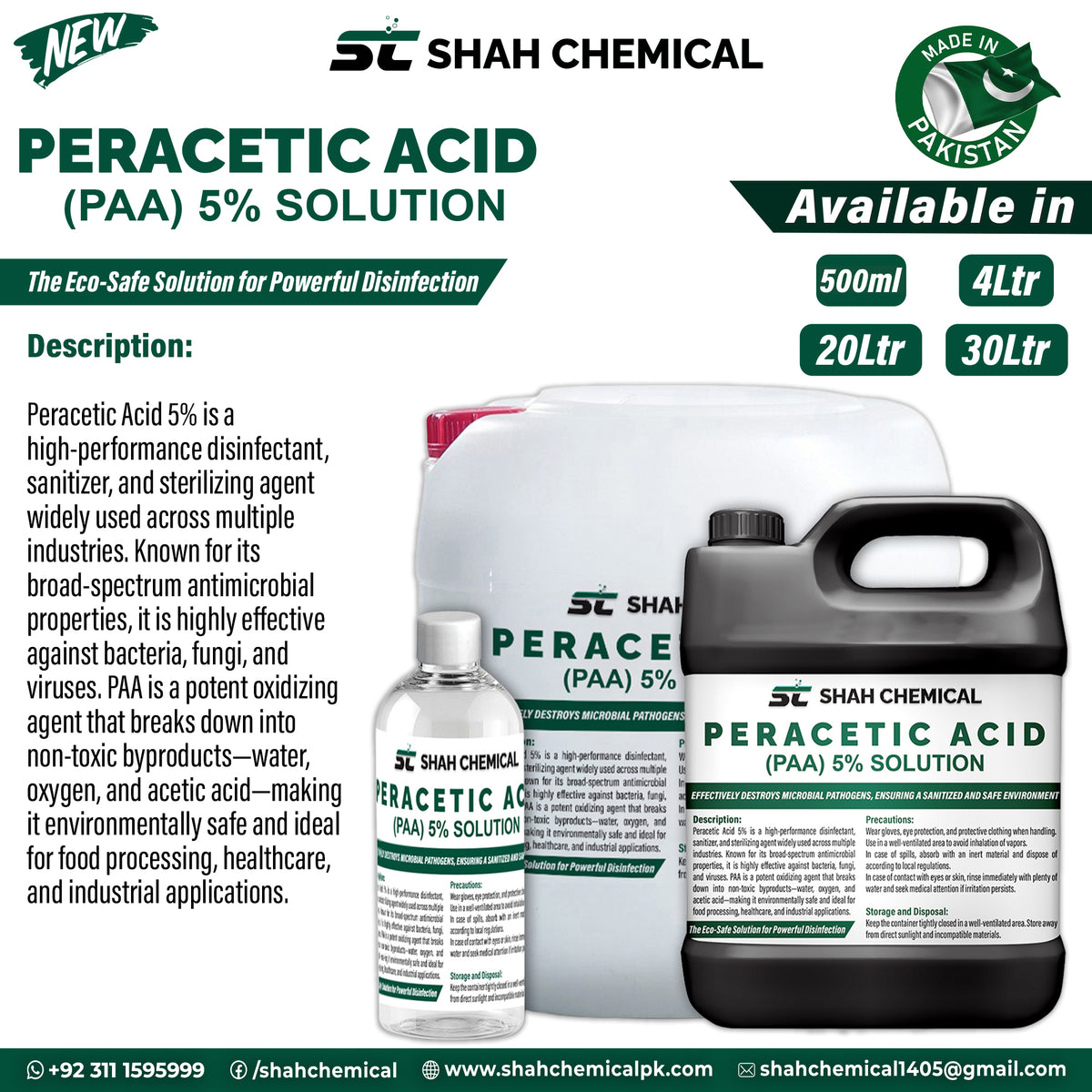 Peracetic Acid (PAA) 5% Solution