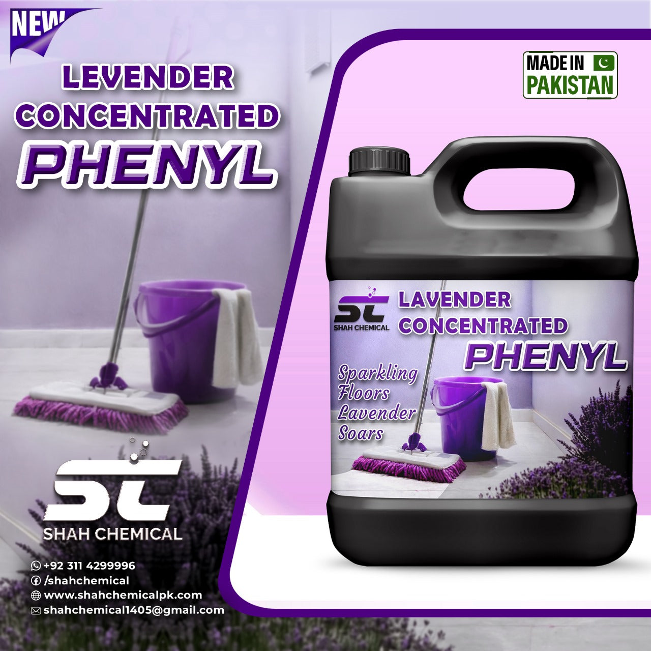 Levender concentrated phenyl  4 Liter