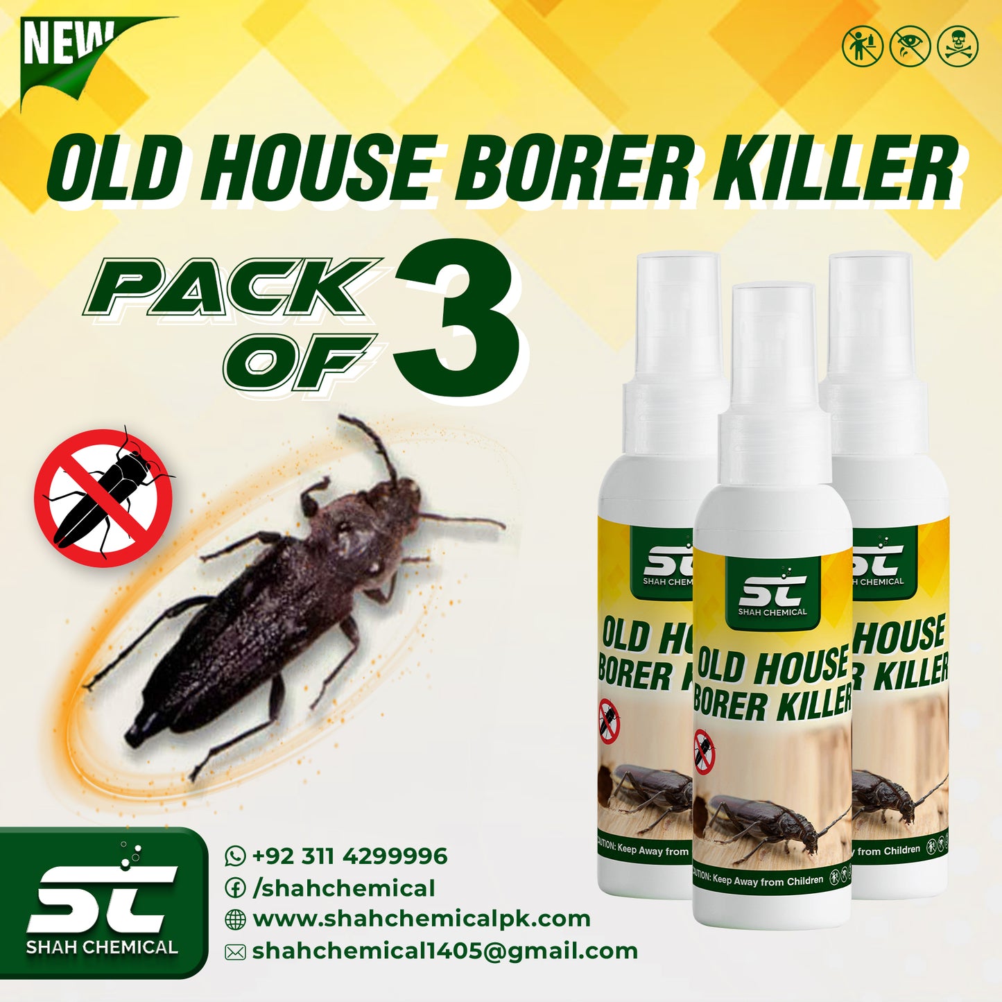 Old House Borer Killer Ready For Use Spray