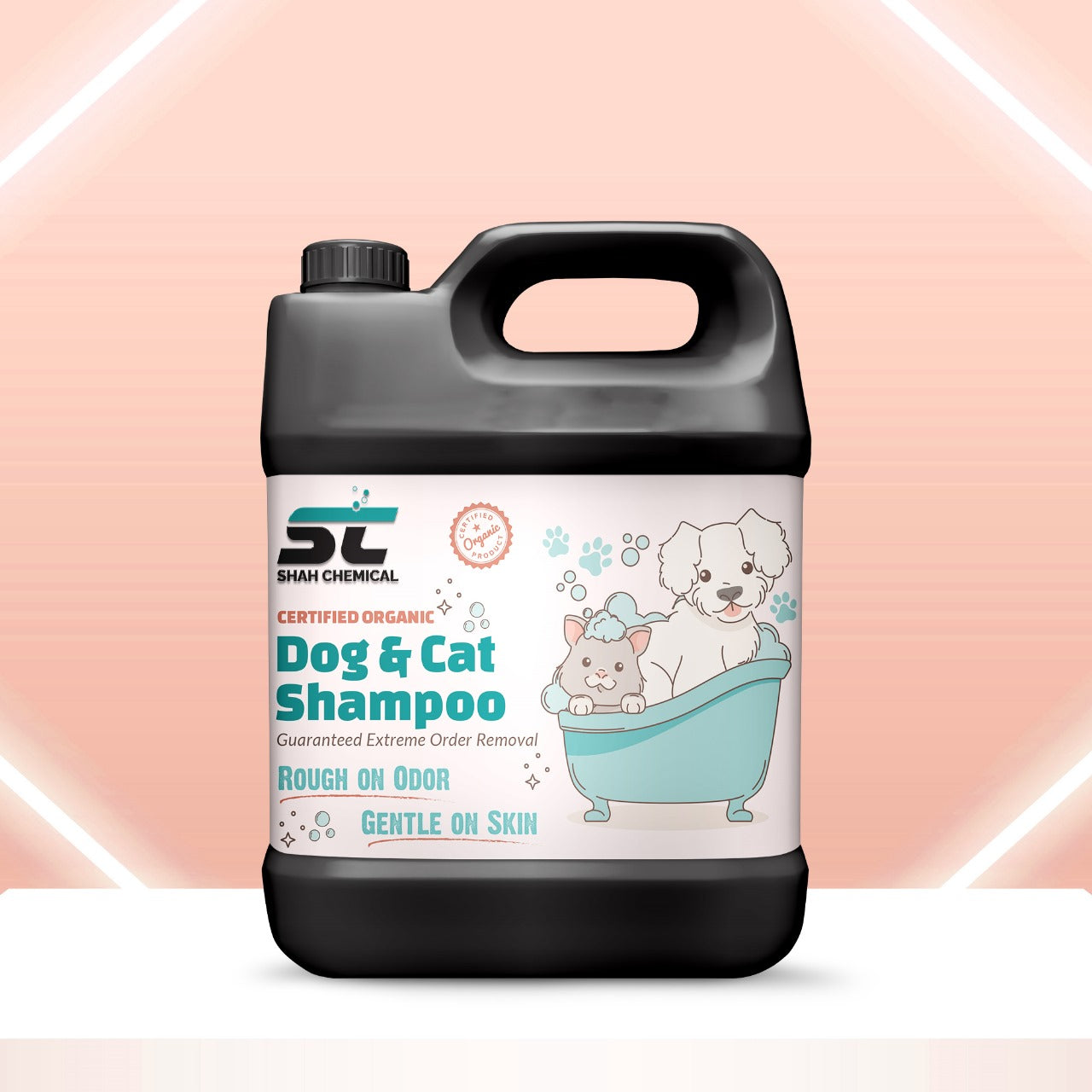 Organic Dogs, Cat and All Pets Shampoo - 4 litre