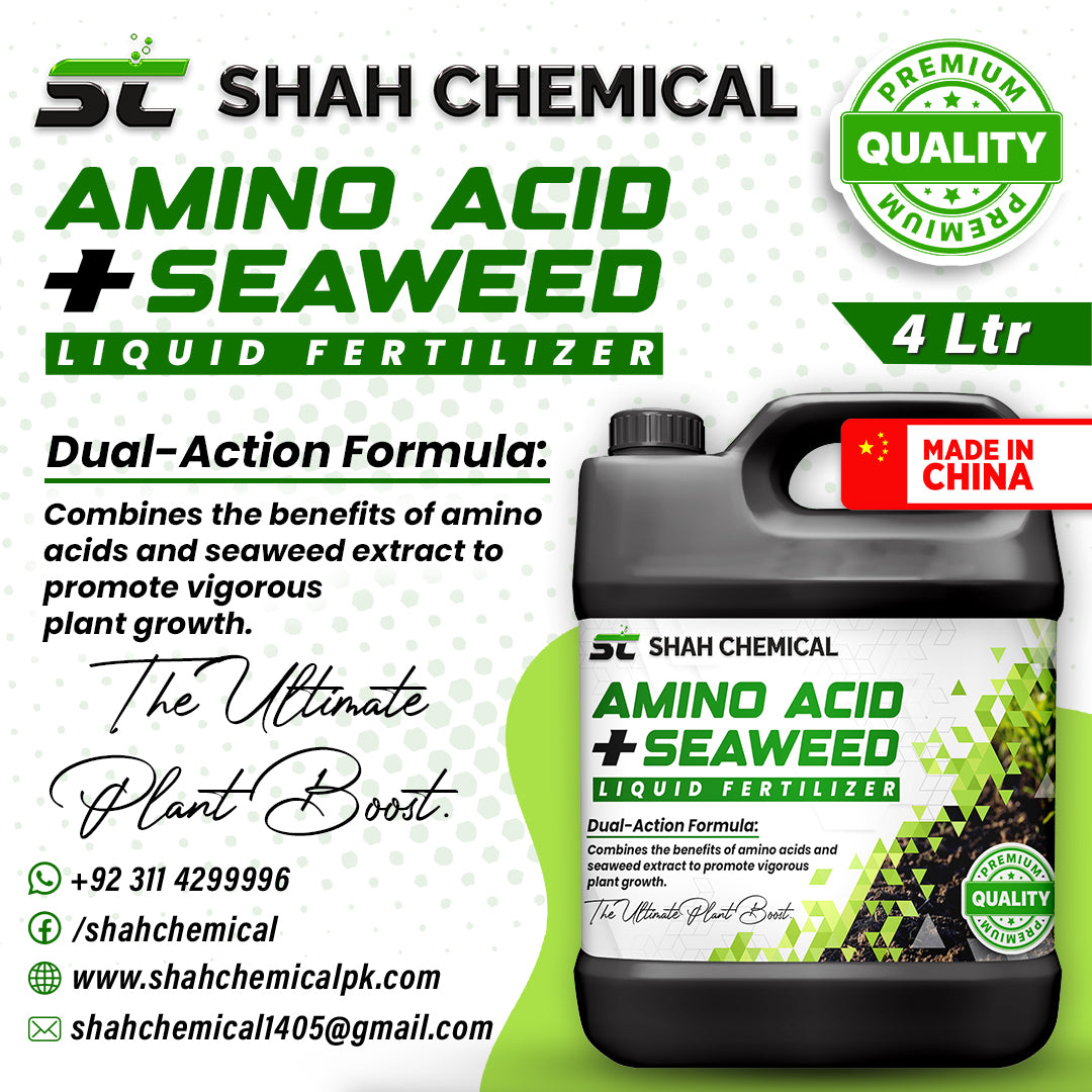 Amino Acid + Sea Weed ( liquid fertilizer ) Made In China - 4 litre