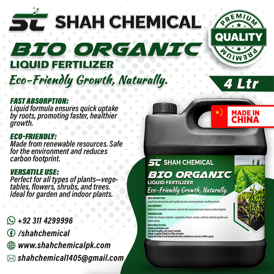 Bio Organic ( liquid fertilizer ) Made In China - 4 litre