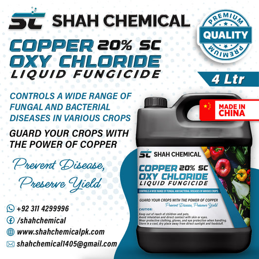 Copper 20% SC Oxy Chloride ( liquid fungicide ) Made In China - 4 litre