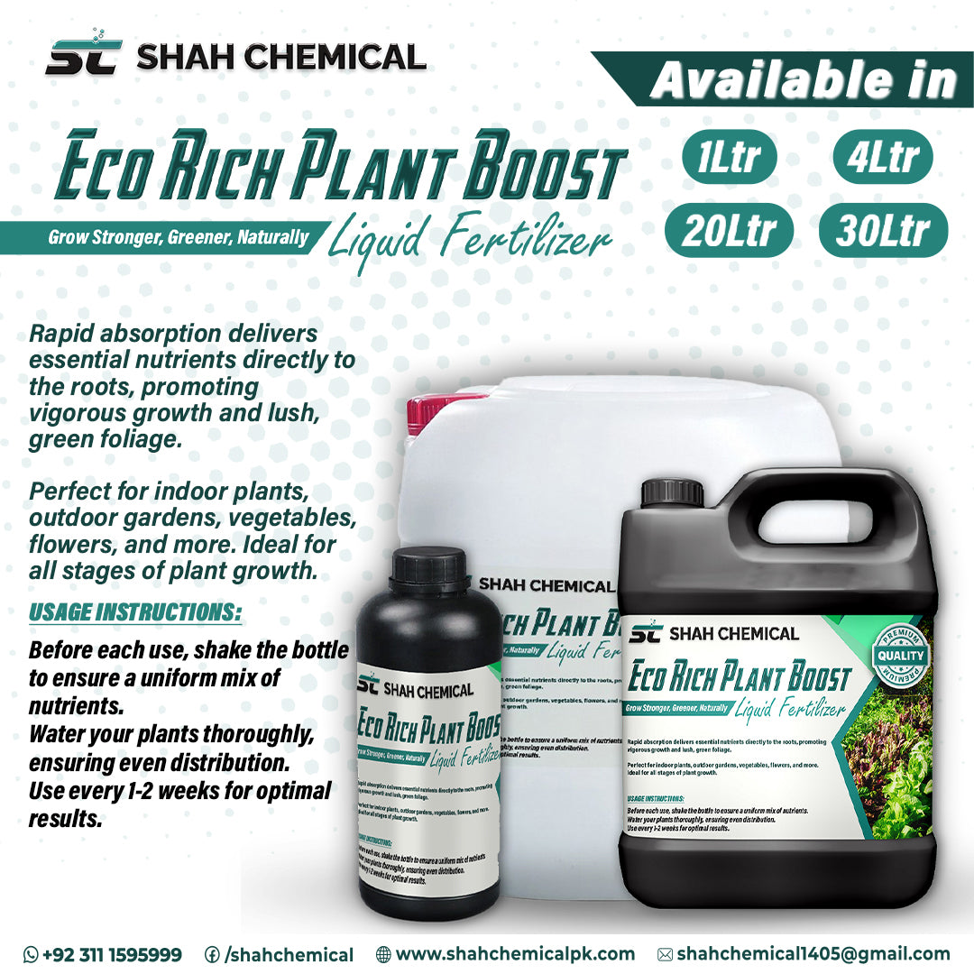 Eco Rich Plant Boost (LIQUID FERTILIZER & MICRONUTRIENTS) - MADE IN CHINA