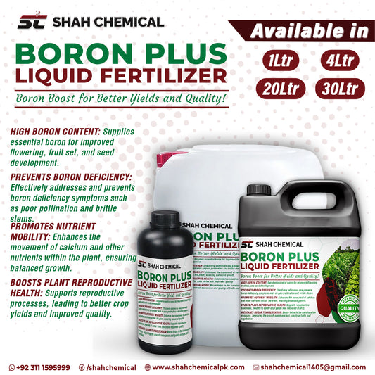 Boron Plus (LIQUID FERTILIZER & MICRONUTRIENTS) - MADE IN CHINA