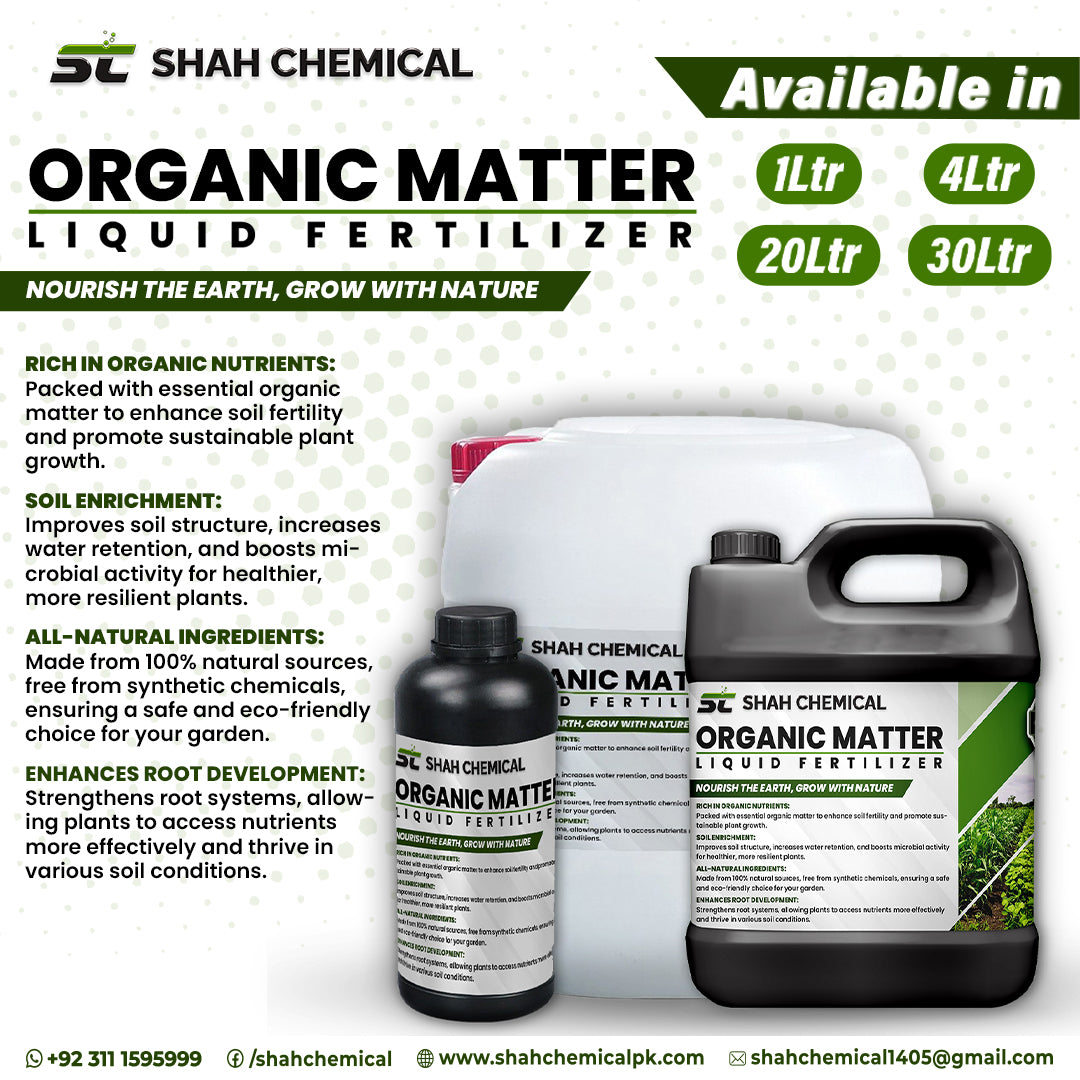 Organic Matter (LIQUID FERTILIZER & MICRONUTRIENTS) - MADE IN CHINA