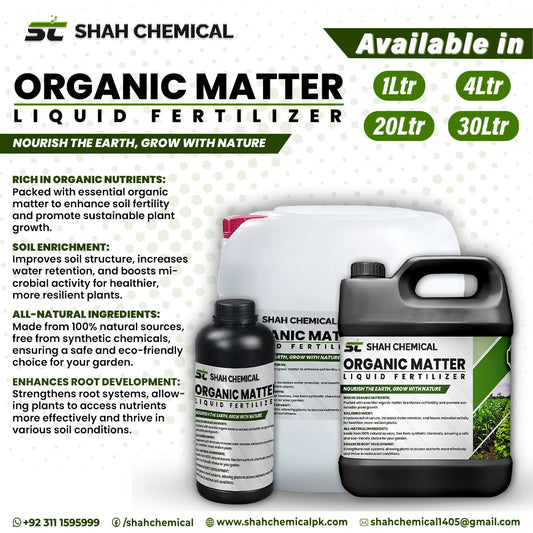 Organic Matter (LIQUID FERTILIZER & MICRONUTRIENTS) - MADE IN CHINA